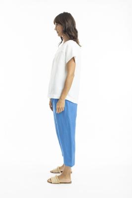 Blue Linen Pant