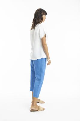 Blue Linen Pant