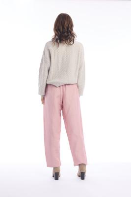 Rose Tan Linen Pants