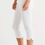 Camila White Crop Jeans