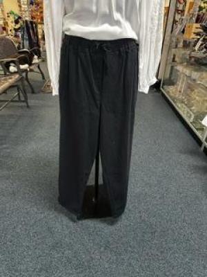 Orientique Charcoal Tie Waist Pant