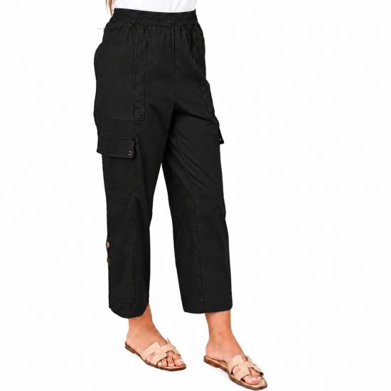 Black Supreme Cargo Pants