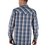 Wrangler Mens Hendo Check Logo L/S Shirt