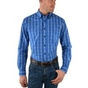 Wrangler Mens Addition Check L/S Shirt