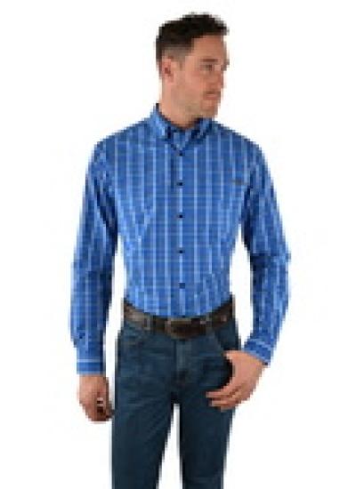 Wrangler Mens Addition Check L/S Shirt