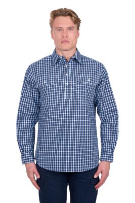 Alden Men's 1/2 Placket L/S Shirt