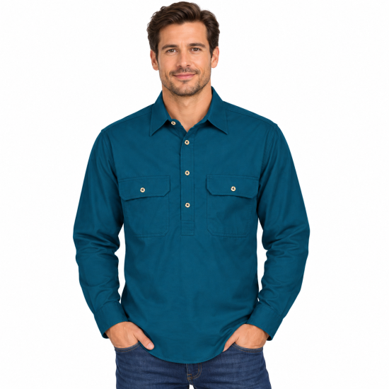 Pilbara Diesel Men's Closed Front Long Sleeve Shirts