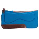 Fort Worth Felt Saddle Pad w/Built Up - Turquoise 30" x 30"