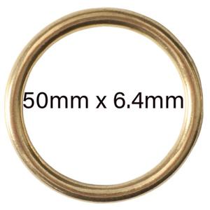 Brass Harness Ring 50mm