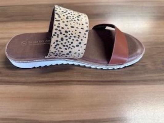 Habit Tan/Leopard Slip On Shoes