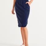 Evie Navy Skirt