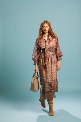 Be Loved Shirred Bodice Batik Top