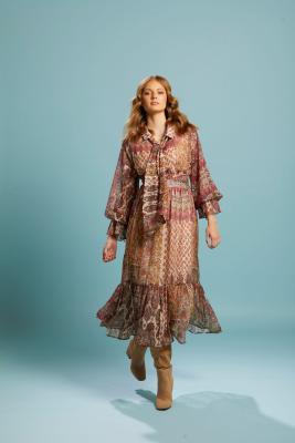 Be Loved Shirred Bodice Batik Top