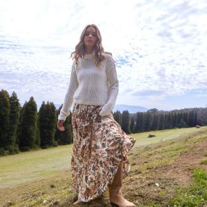 Dara Wildflower Boho Skirt