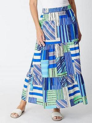 Blue Multi Skirt