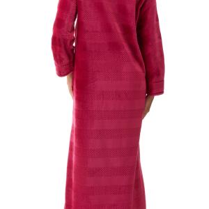 Cranberry Long Button Gown