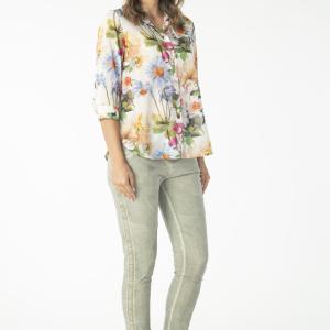 Freda Floral 3/4 Sleeve Shirt