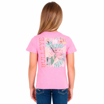 Willa Flamingo Pink Girl's Short Sleeve Tee