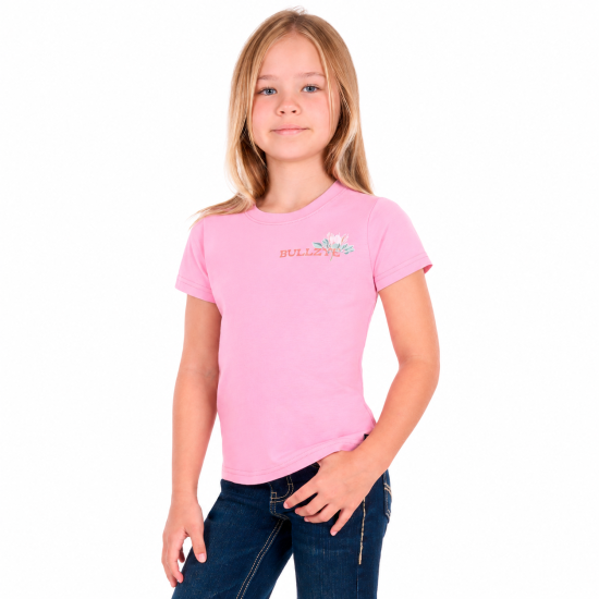 Willa Flamingo Pink Girl's Short Sleeve Tee