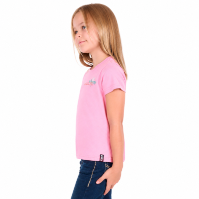 Willa Flamingo Pink Girl's Short Sleeve Tee