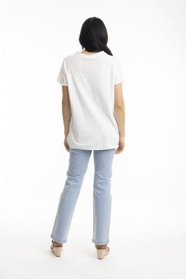 Leaf Embellished Top