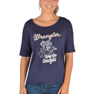 Wrangler Womens Long Live Cowgirl T/Shirt