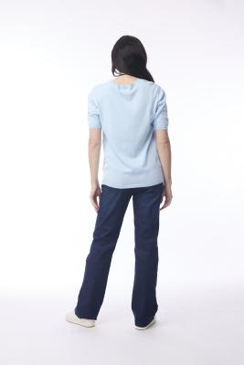 Powder Blue Knit Top