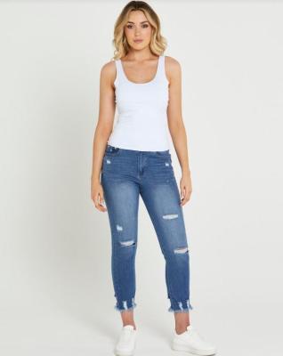 Cassie White Singlet