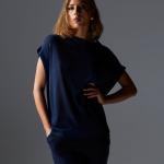 Junos Navy Knit Top