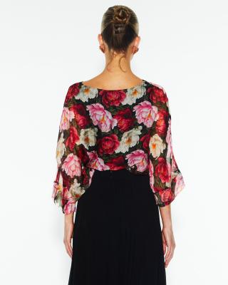 Sunlight and Shadow Silk Top
