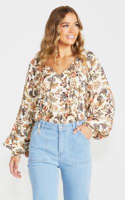 Dara Wildflower Boho Top