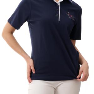 Givoni Navy Anchor Embroidered Polo