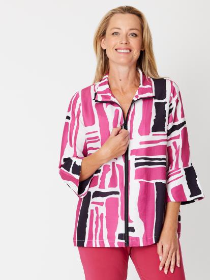 Frankie Hot Pink Zippy Shirt