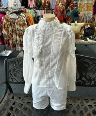 Chiffon White Blouse