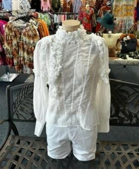 Chiffon White Blouse