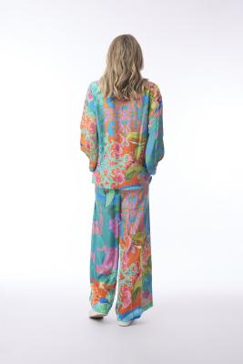 Digital Button Through Oriental Top