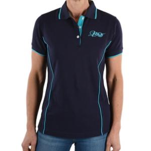 Bullzye Womens Piped Polo