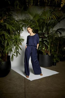 Fusion Navy Top