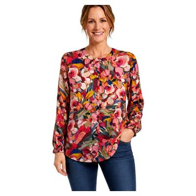 Floralism Print Long Sleeve Top