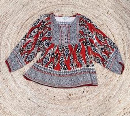 Orientque Boho Top