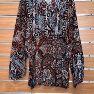 Orientique Paisley Boho Top