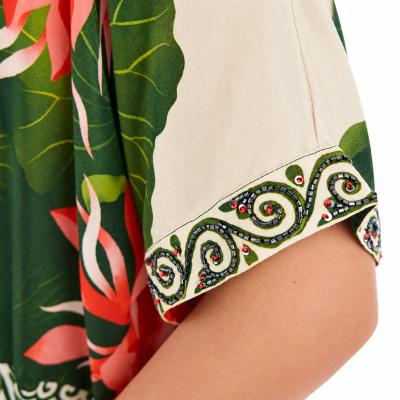 Camila Print Oversize Top