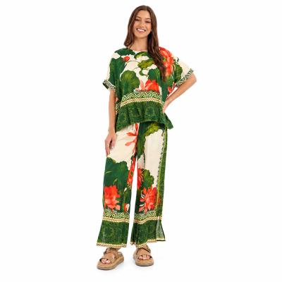 Camila Print Oversize Top