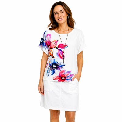 Placement Print Top