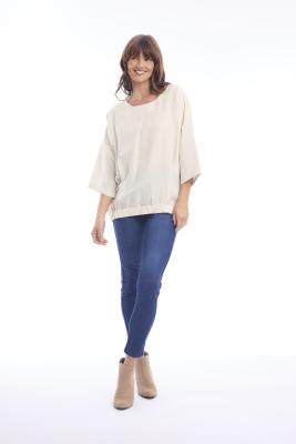 Natural Linen Top