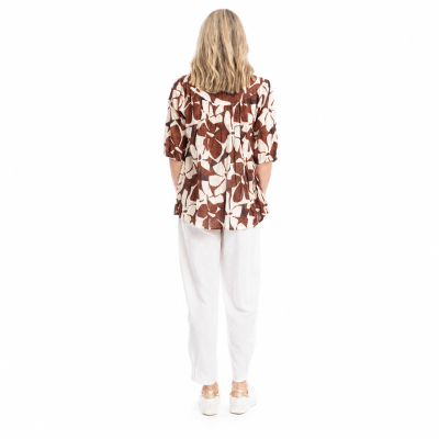 Chocolate Cutout Flowers Top