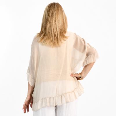 Champagne Gisella Silk Top