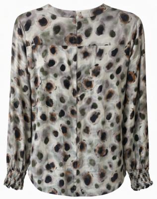 Frosted Foral Brushed Knit Top