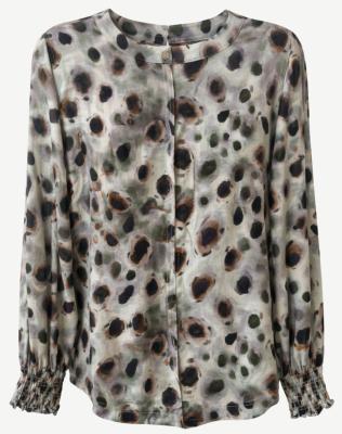 Frosted Foral Brushed Knit Top