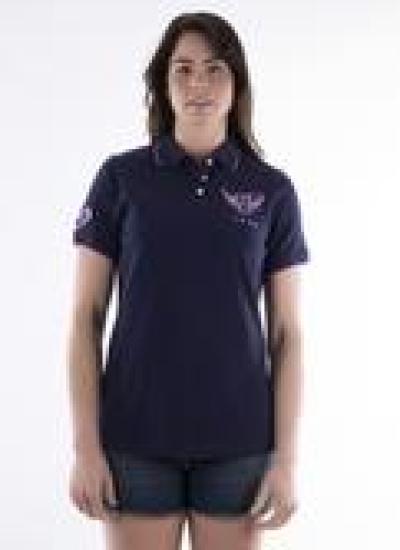 Bullzye Womens Wings S/S Polo